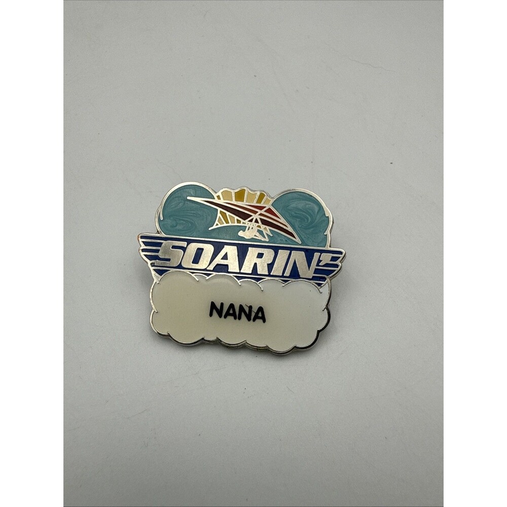 Disneyland Parks Trading Pin- Soarin' Ride -Custom Name - “Nana” Pin Blue Cloud